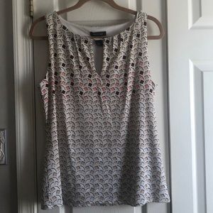 White House Black Market sleeveless top Large